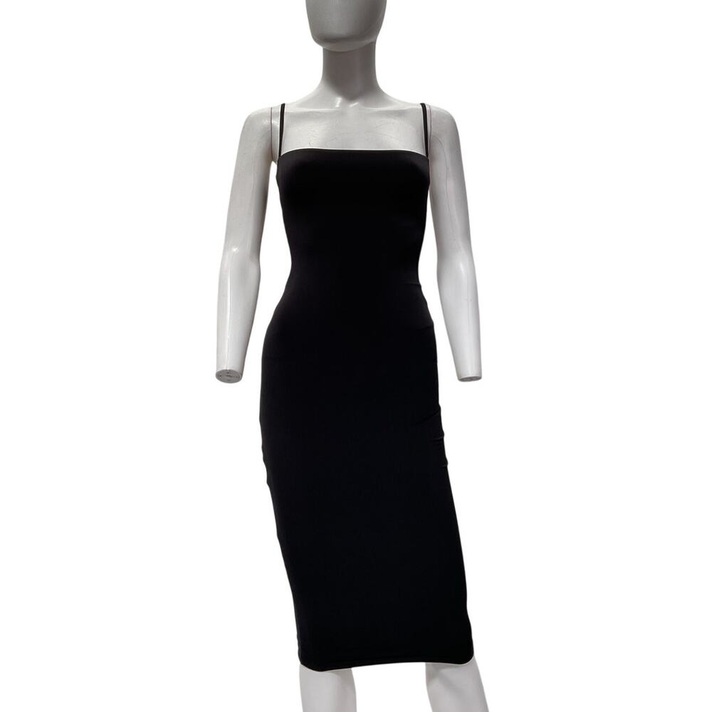 Nookie Sleek Black Charlize Midi Dress Size XS - Picture 2 of 4